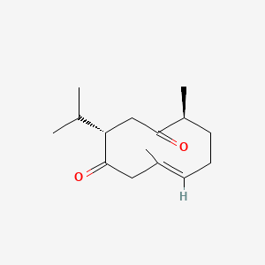 莪术二酮/姜黄二酮/莪二酮/(3S,10S,E)-3-异丙基-6,10-二甲基环癸烷-6-烯-1,4-二酮