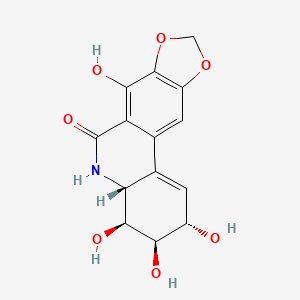 水仙环素/(2S,3R,4S,4aR)-2,3,4,7-四羟基-3,4,4a,5-四氢-[1,3]二氧戊环并[4,5-j]菲啶-6(2H)-酮