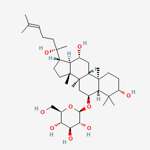 人参皂苷Rh1/人参皂甙 Rh1/(S型)人参皂苷Rh1/S-人参皂苷Rh1/20(S)-人参皂苷RH1/(20S)-人参皂苷rh1/(2R,3R,4S,5S,6R)-2-(((3S,5R,6S,8R,9R,10R,12R,13R,14R,17S)-3,12-二羟基-17-((S)-2-羟基-6-甲基庚-5-烯-2-基)-4,4,8,10,14-五甲基十六氢-1H-环戊[a]菲-6-基)氧基)-6-(羟甲基)四氢-2H-吡喃-3,4,5-三醇/人参皂苷Rh1（S型）