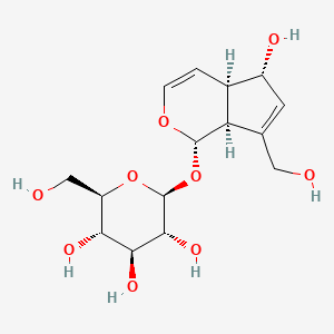 桃叶珊瑚苷/珊瑚木苷/杜仲苷/杜仲甙/珊瑚苷/(2S,3R,4S,5S,6R)-2-(((1S,4aR,5S,7aS)-5-羟基-7-(羟甲基)-1,4a,5,7a-四氢环戊烷并[c]吡喃-1-基)氧基)-6-(羟甲基)四氢-2H-吡喃-3,4,5-三醇/桃叶珊瑚甙