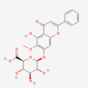 千层纸素A-7-0-β-D-葡萄糖醛酸苷/木蝴蝶素A-7-0-β-D-葡萄糖醛酸苷/木蝴蝶素A-7-葡萄糖醛酸苷/千层纸素A-7-O-葡萄糖醛酸苷/千层纸素A-7-0-Beta-D-葡萄糖醛酸苷