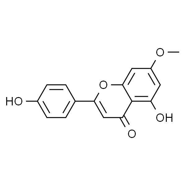 芫花素/芫花黄素/4',5-二羟基-7-甲氧基黄酮/4',5-二羟基-7-甲氧基异黄酮
