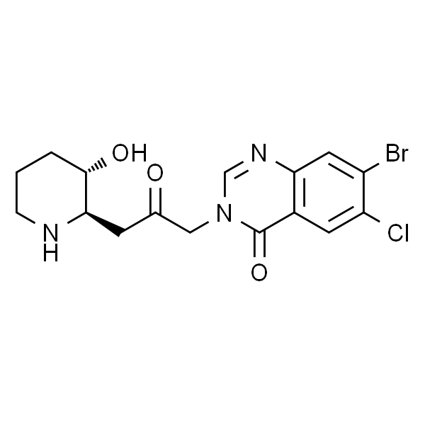 常山酮/卤夫酮/溴氯哌喹酮/常山酮氢溴酸盐/rel-7-溴-6-氯-3-(3-((2S,3R)-3-羟基吡啶-2-基)-2-氧代丙基)喹唑啉-4(3H)-酮