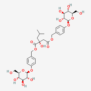 白及苷/白芨苷/1,4-二[4-(葡萄糖氧)苄基]-2-异丁基苹果酸酯