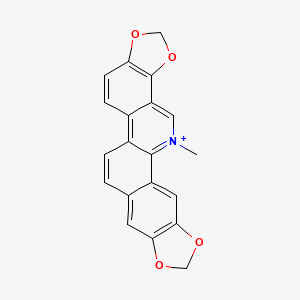 血根碱/游离血根碱/13-甲基-[1,3]二氧杂环戊烯并[4',5':4,5]苯并[1,2-c][1,3]二氧杂环戊烯并[4,5-i]菲-13-鎓