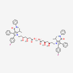 阿托伐他汀钙/(3R,5R)-7-(2-(4-氟苯基)-5-异丙基-3-苯基-4-(苯基氨甲酰)-1H-吡咯-1-基)-3,5-二羟基庚酸钙盐/7-[2-(4-氟苯基)-3-苯基-4-(苯胺基甲酰基)-5-(2-丙基)吡咯-1-基]-3,5-二羟基庚酸钙