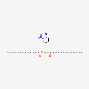 米铂/(SP-4-2)-[(1R,2R)-1,2-环己二胺-κN1,κN2]双(十四酸-κO)铂/顺[((1R,2R)-1,2-环己二胺-N,N')二(十四烷酰氧基)]合铂
