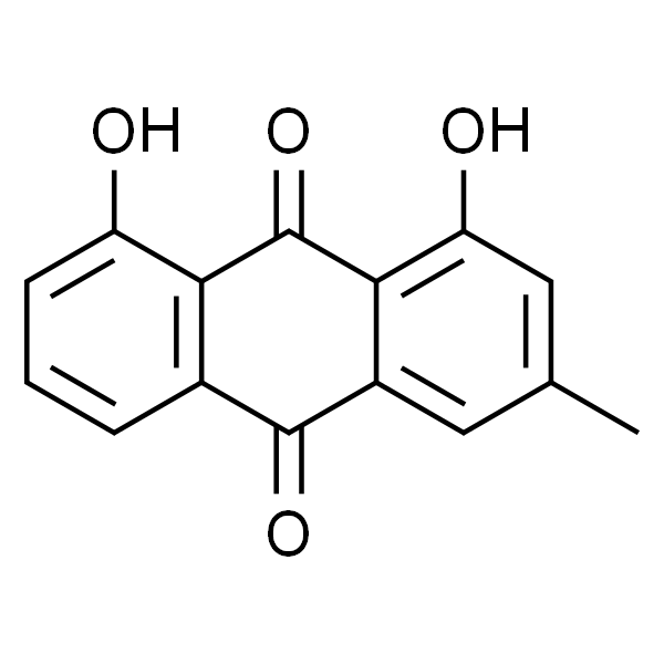 大黄酚/1,8-二羟基-3-甲基蒽醌/大黄根酚/大黄根酸/驱虫豆酸/3-甲金黃異茜素