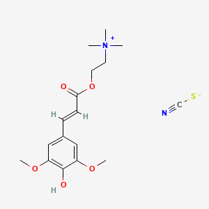 芥子碱硫氰酸盐/芥子碱硫氢酸盐/2-((3-(4-羟基-2,5-二甲氧基苯基)丙烯酰氧基)-N,N,N-三甲基乙胺鎓基硫氰酸盐