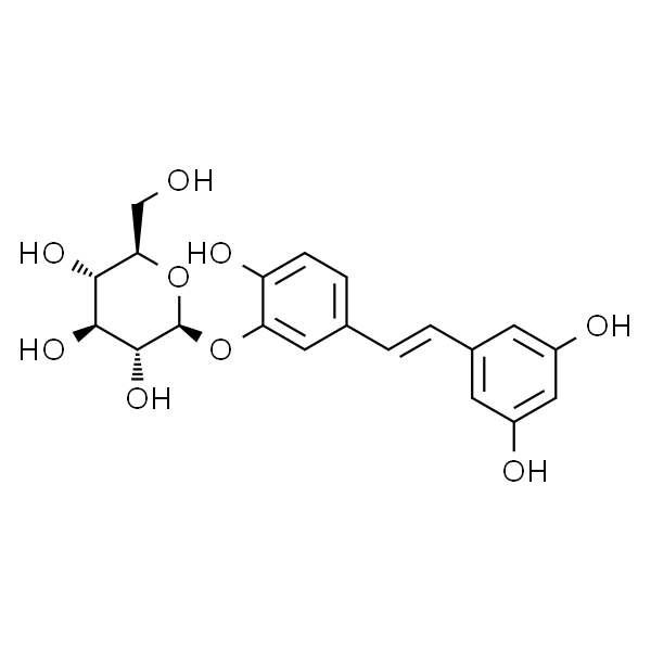 曲札芪苷/白皮杉醇-3'-O-葡萄糖苷/白皮杉醇-3-O-葡萄糖苷