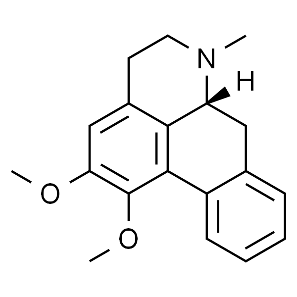 荷叶碱/(R)-1,2-二甲氧基-6-甲基-5,6,6a,7-四氢-4H-二苯并de,g喹啉/1,2-二甲氧基-6-甲基-5,6,6A,7-四氢-4H-二苯并DE,G喹啉/达泊西汀