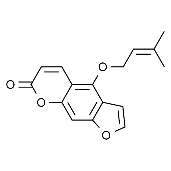 异欧前胡素/白芷甲素/异欧芹属素乙/异欧前胡内酯/异前胡醚/4-((3-甲基丁-2-烯-1-基)氧基)-7H-呋喃[3,2-g]苯并吡喃-7-酮