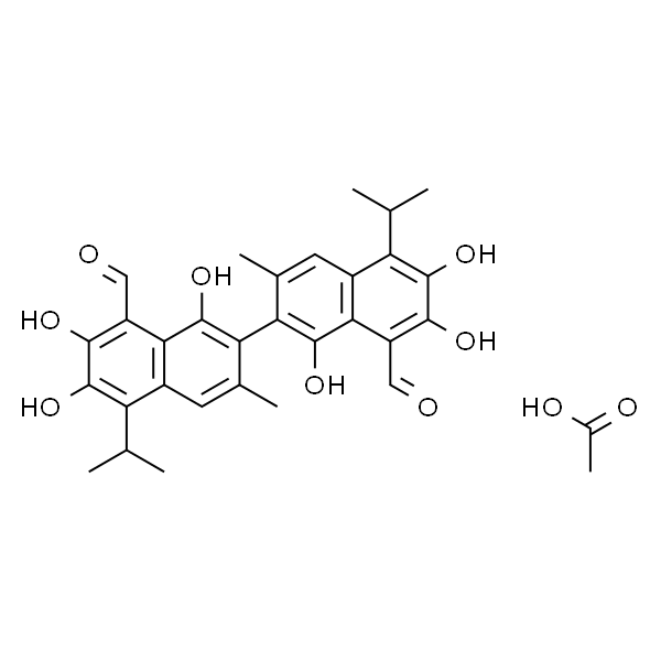 醋酸棉酚(棉酚-乙酸;棉子酚-乙酸;棉子酚乙酸酯)