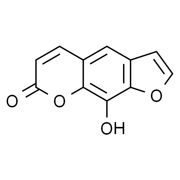 花椒毒酚/8-羟基补骨脂素/花椒毒醇/9-羟基-7H-呋喃并[3,2-g]苯并吡喃-7-酮