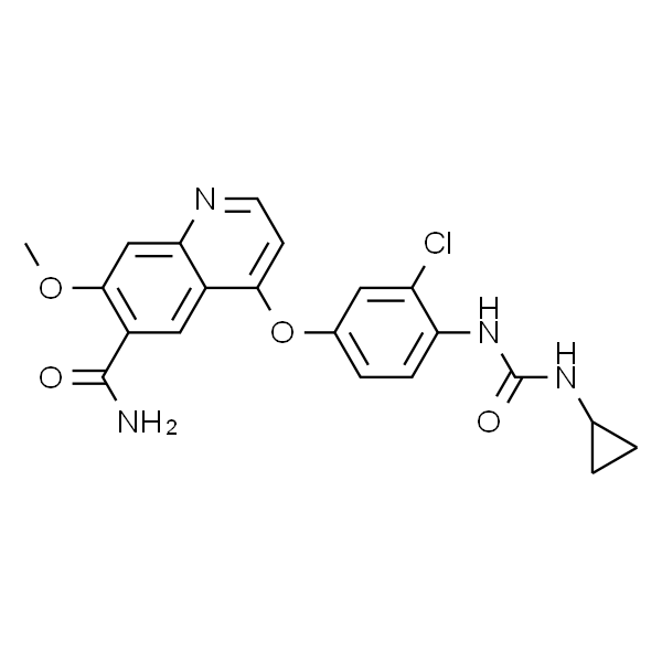 乐伐替尼/仑伐替尼杂质/仑伐替尼/4-(3-氯-4-(3-环丙基脲基)苯氧基)-7-甲氧基喹啉-6-甲酰胺
